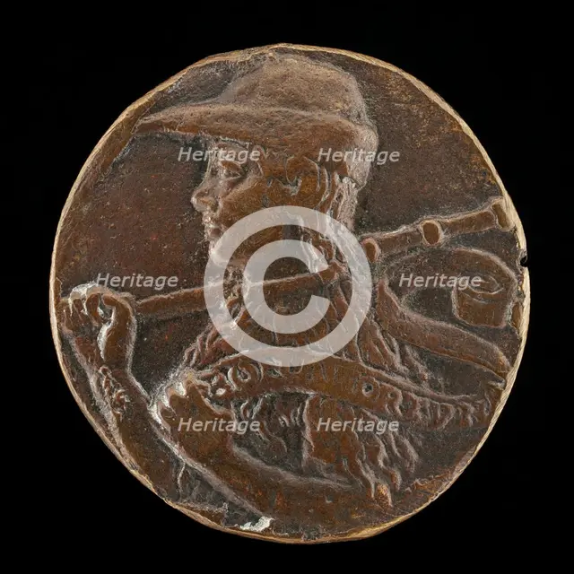 Youth Wearing an Animal's Skin [reverse]. Creator: Unknown.