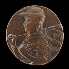 Youth Wearing an Animal's Skin [reverse]. Creator: Unknown