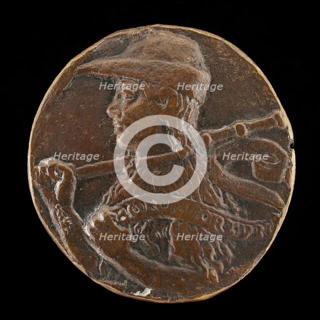 Youth Wearing an Animal's Skin [reverse]. Creator: Unknown.