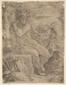 Youth with two old Men, 16th century. Creator: Unknown