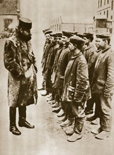 Youthful German prisoners of war, World War I, 1918. Creator: Unknown