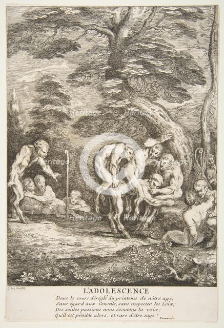 Youth.n.d. Creators: Claude Gillot, Jean Audran.