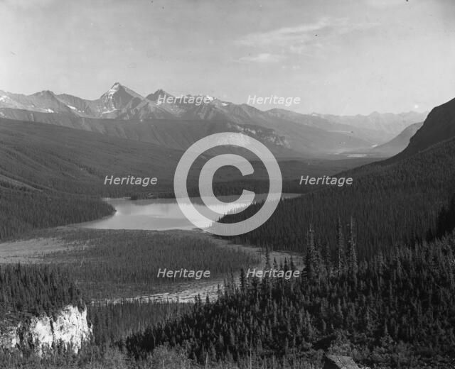 Yoho Park Reserve, B.C., Canada, Van Horn Range & Emerald Lake, between 1890 and 1906. Creator: Unknown.