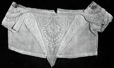 Yoke (For Child's Dress), United States, 1890. Creator: Unknown