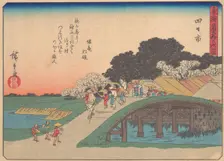Yokkaichi, from the series The Fifty-three Stations of the Tokaido Road, ear..., early 20th century. Creator: Ando Hiroshige