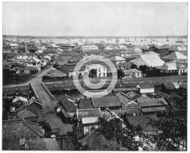 Yokohama, Japan, late 19th century. Artist: John L Stoddard