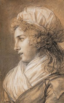 Yolande Martine Gabrielle de Polastron, Duchess of Polignac (1749-1793), c1790. Creator: Vigée Le Brun, Louise Élisabeth (1755-1842)