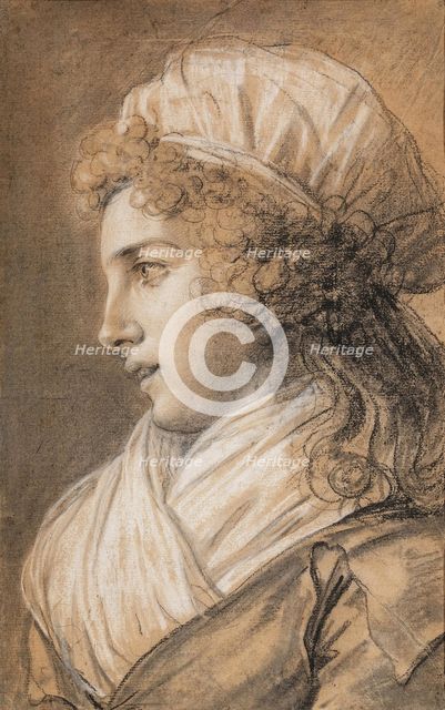 Yolande Martine Gabrielle de Polastron, Duchess of Polignac (1749-1793), c1790. Creator: Vigée Le Brun, Louise Élisabeth (1755-1842).