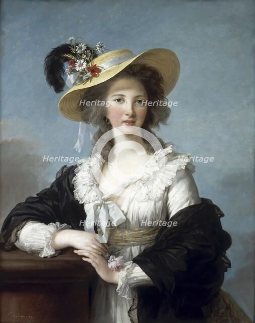 Yolande Martine Gabrielle de Polastron, Duchess of Polignac. Artist: Vigée-Lebrun, Marie Louise Elisabeth (1755-1842)