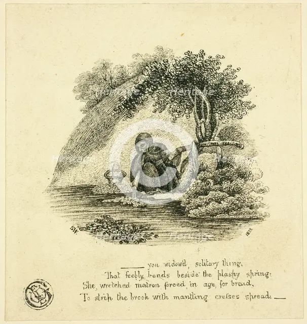 ...Yon Widow'd Solitary Thing, 1833. Creator: Unknown.