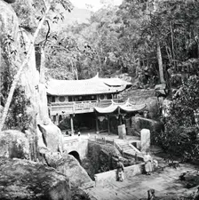 Yongquan Monastery, Drum Mountain, Fukien province, China, 1870/1871. Creator: John Thomson