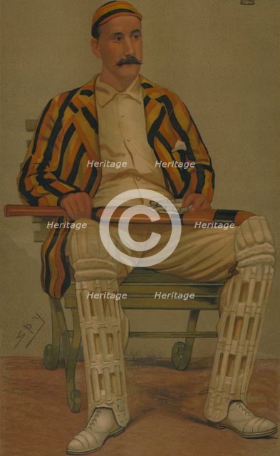 'Yorkshire Cricket', 1892. Creator: Sir Leslie Matthew Ward.