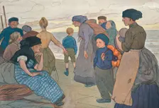 Yorkshire Fisherfolk c1900. Artist: Ethel Kate Burgess