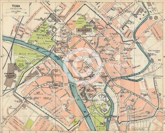 'York', c20th Century. Artist: John Bartholomew.