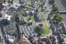 York Castle, Clifford's Tower, Court House and former prisons, York, North Yorkshire, 2014. Creator: Historic England Staff Photographer