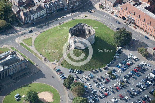 York Castle and Clifford's Tower, North Yorkshire, 2014. Creator: Historic England Staff Photographer.