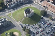 York Castle and Clifford's Tower, North Yorkshire, 2014. Creator: Historic England Staff Photographer