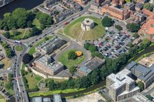 York Castle, The Castle Museum and Clifford's Tower, York, 2024. Creator: Robyn Andrews