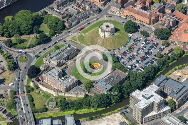 York Castle, The Castle Museum and Clifford's Tower, York, 2024. Creator: Robyn Andrews.
