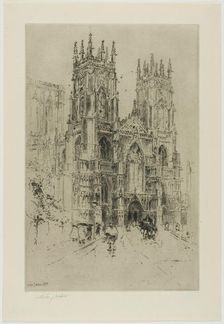 York Cathedral, 1898. Creator: Charles John Watson
