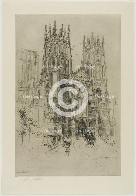 York Cathedral, 1898. Creator: Charles John Watson.