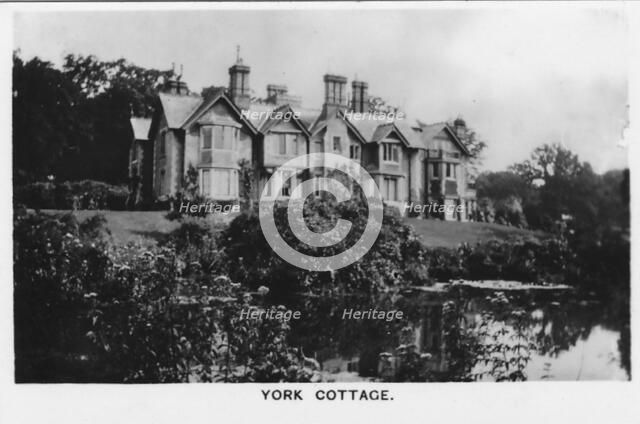 'York Cottage, Sandringham, Norfolk', 1937. Artist: Unknown.