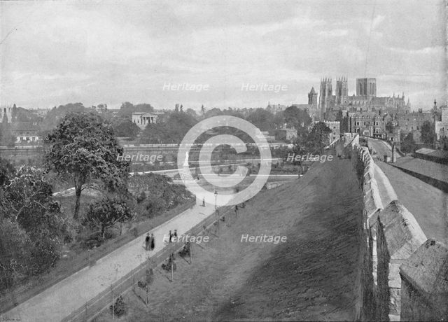 'York, from the Walls', c1896. Artist: Joseph Duncan.