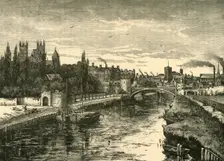 York, from the Ouse 1898. Creator: Unknown