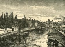 York, from the Ouse 1898. Creator: Unknown