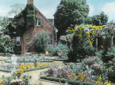 "York Hall," Captain George Preston Blow house, Route 1005 and Main Street, Yorktown, Virginia, 1929 Creator: Frances Benjamin Johnston