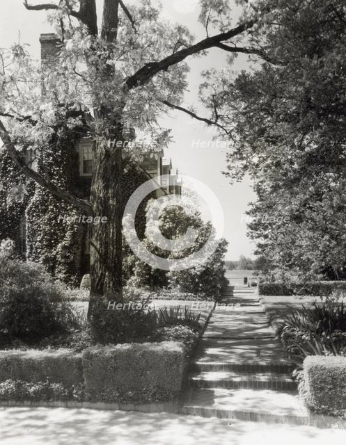"York Hall," Captain George Preston Blow, Route 1005 and Main Street, Yorktown, Virginia, 1929. Creator: Frances Benjamin Johnston.