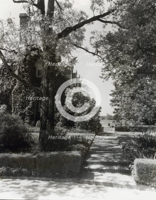 "York Hall," Captain George Preston Blow, Route 1005 and Main Street, Yorktown, Virginia, 1929. Creator: Frances Benjamin Johnston.