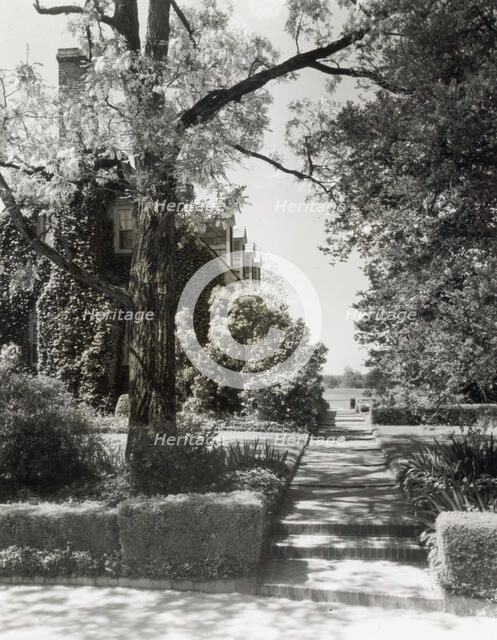 "York Hall," Captain George Preston Blow, Route 1005 and Main Street, Yorktown, Virginia, 1929. Creator: Frances Benjamin Johnston.