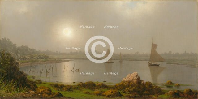 York Harbor, Coast of Maine, 1877. Creator: Martin Johnson Heade.
