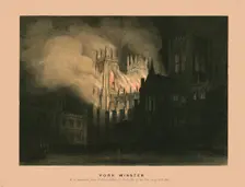 York Minster 1840. Creator: W Monkhouse
