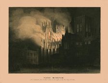 York Minster 1840. Creator: W Monkhouse