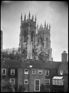 York Minster, Minster Yard, York, 1920-1960. Creator: Marjory L Wight