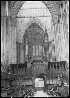 York Minster, Minster Yard, York, 1942. Creator: George Bernard Wood