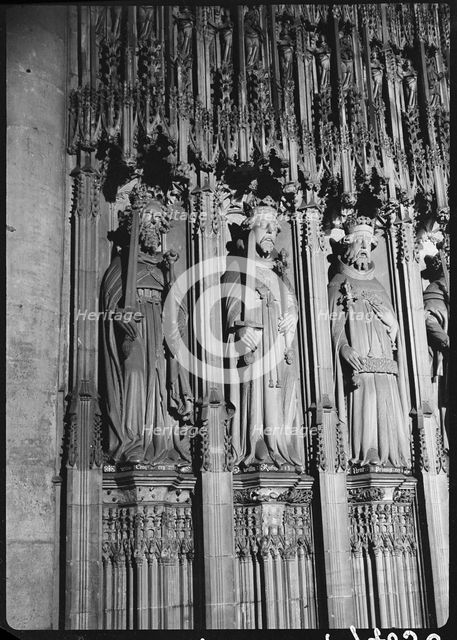 York Minster, Minster Yard, York, 1942. Creator: George Bernard Wood.