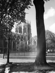 York Minster from the west, York, c1955. Creator: Arthur Charles Kirby Ware