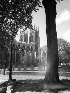 York Minster from the west, York, c1955. Creator: Arthur Charles Kirby Ware