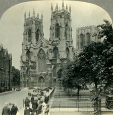 York Minster, York, England c1930s. Creator: Unknown