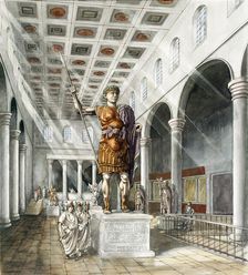 York Roman Basilica, c3rd century, (c1990-2010). Artist: Peter Dunn