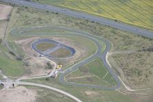 York Sport velodrome and cycle circuit, York, 2016. Creator: Dave MacLeod