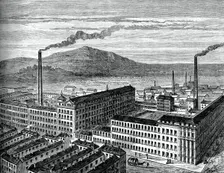 York Street Mill, Belfast, c1880.Artist: J Kirchner
