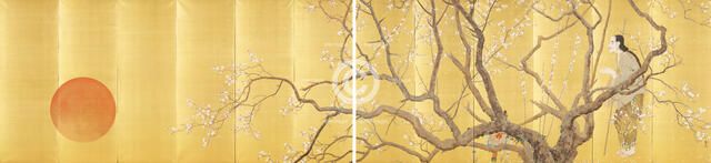 Yoroboshi (Scene from Noh play), 1915. Creator: Kanzan; Shimomura (1873-1930).