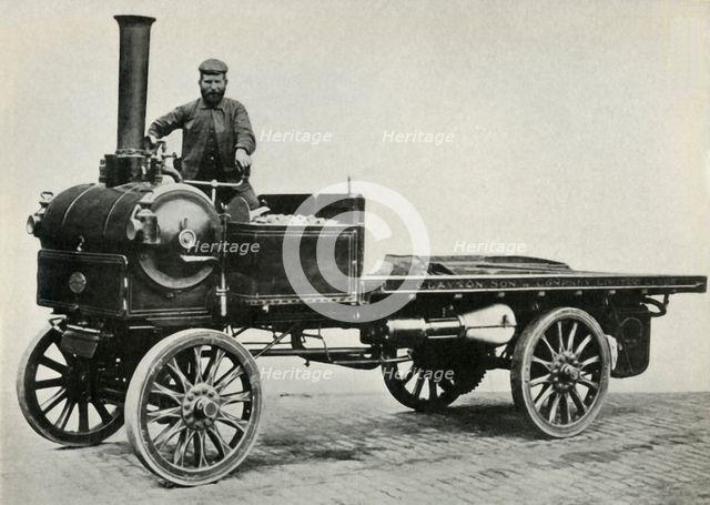 Yorskhire steam wagon, 1903, (1947). Creator: Unknown.
