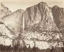 Yosemite Falls, 2,634 feet, ca. 1872, printed ca. 1876. Creator: Carleton Emmons Watkins