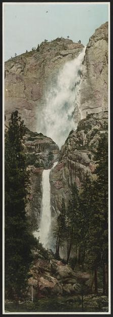 Yosemite Falls, California, c1898. Creator: William H. Jackson