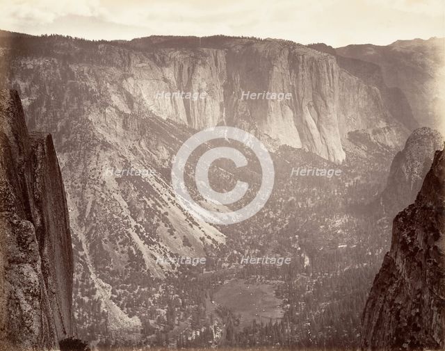 Yosemite Valley, ca. 1872, printed ca. 1876. Creator: Carleton Emmons Watkins.
